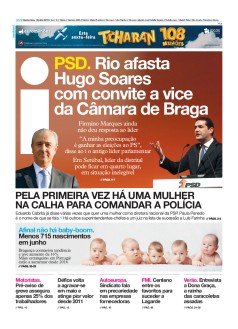 Capa Jornal i quinta-feira, 18 / julho / 2019