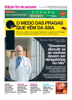 Capa Jornal i sexta-feira, 18 / outubro / 2019