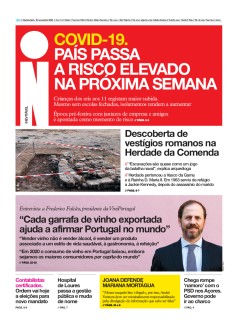Capa Jornal i quinta-feira, 18 / novembro / 2021