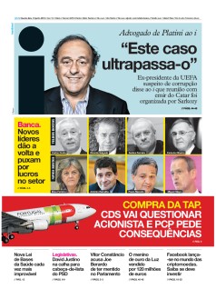 Capa Jornal i quarta-feira, 19 / junho / 2019