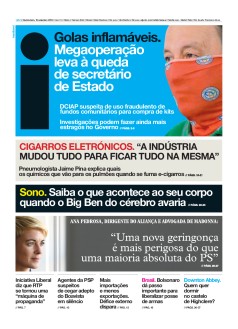 Capa Jornal i quinta-feira, 19 / setembro / 2019