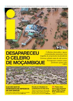 Capa Jornal i quarta-feira, 20 / mar�o / 2019