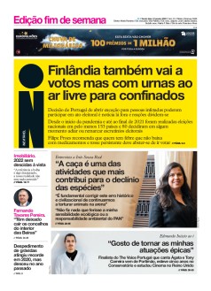 Capa Jornal i sexta-feira, 21 / janeiro / 2022