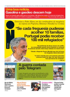 Capa Jornal i segunda-feira, 21 / mar�o / 2022