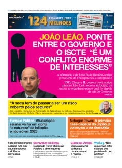 Capa Jornal i quinta-feira, 21 / abril / 2022
