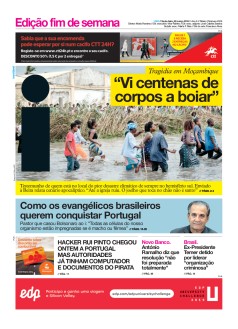 Capa Jornal i sexta-feira, 22 / mar�o / 2019