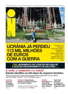 Capa Jornal i segunda-feira, 22 / agosto / 2022