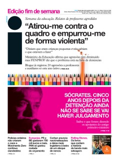 Capa Jornal i sexta-feira, 22 / novembro / 2019