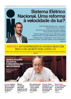 Capa Jornal i segunda-feira, 22 / novembro / 2021