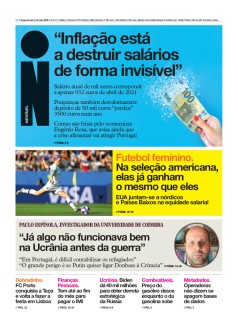 Capa Jornal i segunda-feira, 23 / maio / 2022