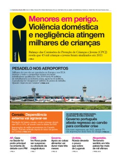 Capa Jornal i quinta-feira, 23 / junho / 2022