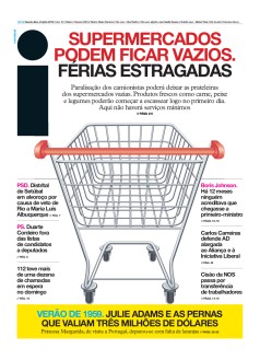 Capa Jornal i quarta-feira, 24 / julho / 2019
