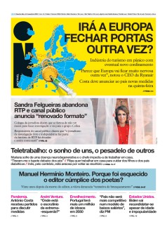 Capa Jornal i quarta-feira, 24 / novembro / 2021