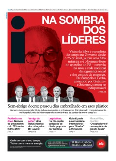 Capa Jornal i segunda-feira, 25 / fevereiro / 2019