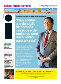 Capa Jornal i sexta-feira, 25 / outubro / 2019