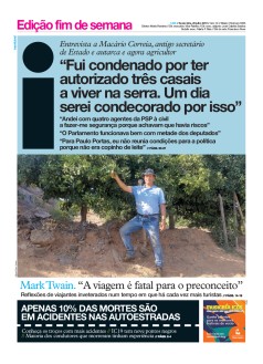Capa Jornal i sexta-feira, 26 / julho / 2019