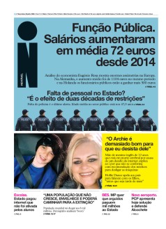 Capa Jornal i ter�a-feira, 26 / julho / 2022