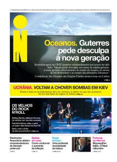 Capa Jornal i segunda-feira, 27 / junho / 2022