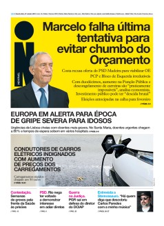 Capa Jornal i quarta-feira, 27 / outubro / 2021