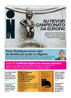 Capa Jornal i segunda-feira, 28 / junho / 2021