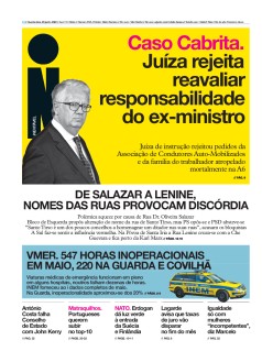 Capa Jornal i quarta-feira, 29 / junho / 2022