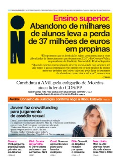 Capa Jornal i quinta-feira, 29 / julho / 2021