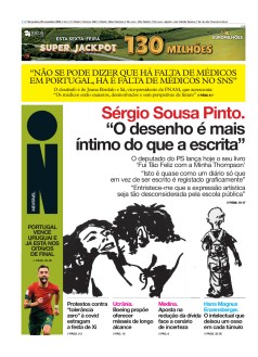 Capa Jornal i ter�a-feira, 29 / novembro / 2022