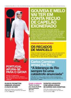 Capa Jornal i quarta-feira, 30 / mar�o / 2022