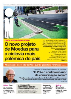 Capa Jornal i segunda-feira, 30 / maio / 2022