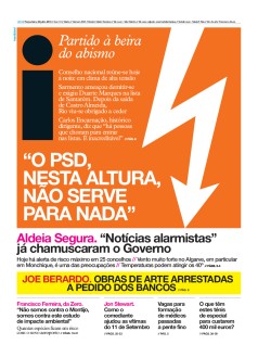 Capa Jornal i ter�a-feira, 30 / julho / 2019