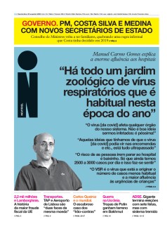 Capa Jornal i quarta-feira, 30 / novembro / 2022