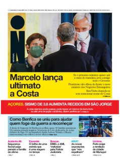Capa Jornal i quinta-feira, 31 / mar�o / 2022