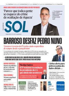 Capa Jornal Nascer do Sol sexta-feira, 01 / mar�o / 2024