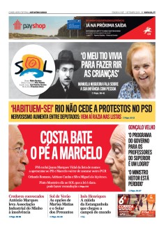 Jornal Nascer do SOL - 01-09-2018