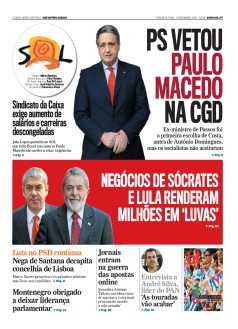 Jornal Nascer do SOL - 03-12-2016