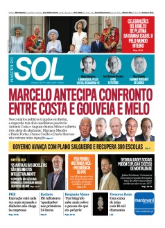 Capa Jornal Nascer do Sol s�bado, 04 / junho / 2022
