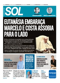 Capa Jornal Nascer do Sol sexta-feira, 04 / agosto / 2023