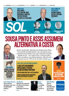 Capa Jornal Nascer do Sol sexta-feira, 05 / maio / 2023