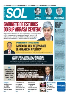 Capa Jornal Nascer do Sol sexta-feira, 08 / setembro / 2023