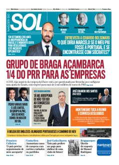 Capa Jornal Nascer do Sol s�bado, 09 / julho / 2022