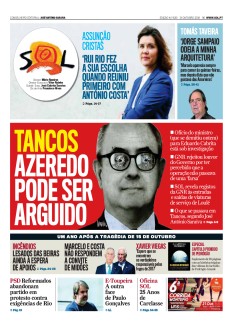 Jornal Nascer do SOL - 13-10-2018