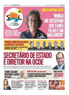 Jornal Nascer do SOL - 15-09-2018