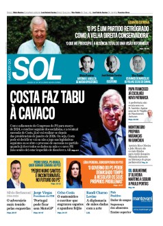 Capa Jornal Nascer do Sol sexta-feira, 16 / junho / 2023