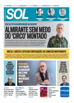 Capa Jornal Nascer do Sol sexta-feira, 17 / mar�o / 2023