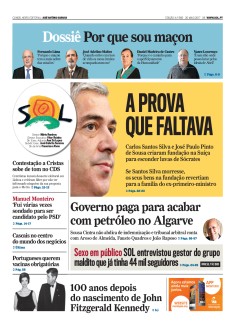 Jornal Nascer do SOL - 20-05-2017