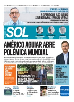 Capa Jornal Nascer do Sol sexta-feira, 21 / julho / 2023