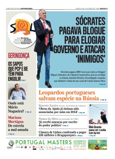 Jornal Nascer do SOL - 22-10-2016