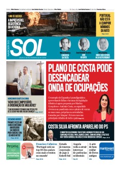 Capa Jornal Nascer do Sol sexta-feira, 24 / fevereiro / 2023
