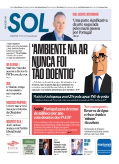 Capa Jornal Nascer do Sol sexta-feira, 24 / maio / 2024