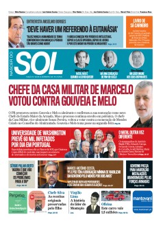 Capa Jornal Nascer do Sol sexta-feira, 24 / dezembro / 2021